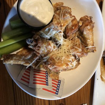 Miller's Ale House - My guilty pleasure, Garlic Parmesan Wings...Yummmmm! - Sports Bars Near Me - Mount Laurel, New Jersey