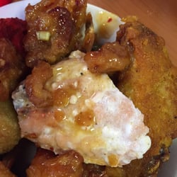 Hong Kong King Buffet - Salmon and hotwings!