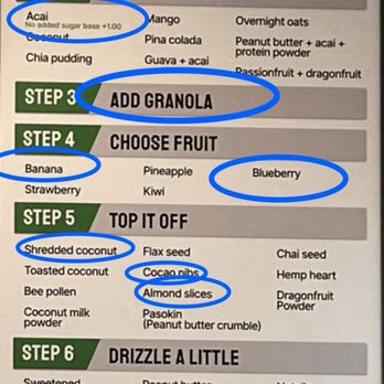 Rio Acai - Bowl #1 - What to Order - Brazilian Near Me - Saratoga Springs, Utah
