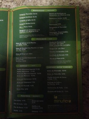 Menu photo 6 La Minutera Seafood Restaurant Hialeah, FL
