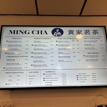 Ming Cha - Menu - Bubble Tea Near Me - Walnut, California