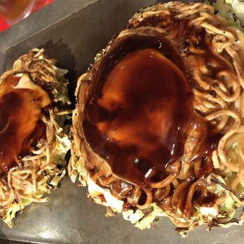 Fugetsu - Sunnyvale - Okonomiyaki with noodles added - Japanese Near Me - Sunnyvale, California Fugetsu - Sunnyvale - Okonomiyaki with noodles added - Japanese Near Me - Sunnyvale, California