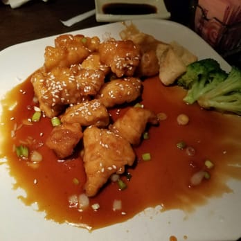 Wok & Roll - Sesame chicken! Dove into it before I could take a picture lol - Chinese Near Me - Houston, Texas