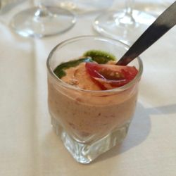 Les Embruns - Fish mousse appetizer.