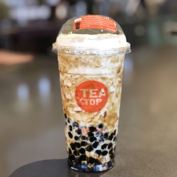 Tea Top - Tiger pearl milk tea w/ cheese foam! - Bubble Tea Near Me - Katy, Texas Tea Top - Tiger pearl milk tea w/ cheese foam! - Bubble Tea Near Me - Katy, Texas
