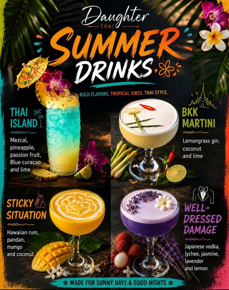 Social spots from Daughter Thai Kitchen & Bar