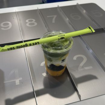 Goolu Tea - E4 - Mango Coconut Matcha - Bubble Tea Near Me - Castro Valley, California