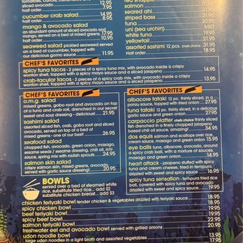Go Fish Sushi Bar - Menu as of 12/19-24 (page 2 of 8) - Japanese Near Me - Thousand Oaks, California