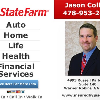Jason Collins - State Farm Insurance Agent - Ad powered by: YellowPageCity.com - Insurance Near Me - Warner Robins, Georgia Jason Collins - State Farm Insurance Agent - Ad powered by: YellowPageCity.com - Insurance Near Me - Warner Robins, Georgia