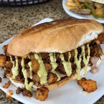 Los Vecinos - The Chorizo con papa torta - Food Trucks Near Me - San Antonio, Texas Los Vecinos - The Chorizo con papa torta - Food Trucks Near Me - San Antonio, Texas
