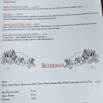 Stage Coach Grille - Menu 9/17/2020 - Seafood Near Me - La Verkin, Utah