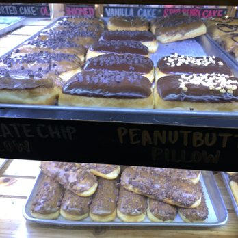 SloDoCo Donuts - Chocolate peanut butter pillows - Donuts Near Me - San Luis Obispo, California
