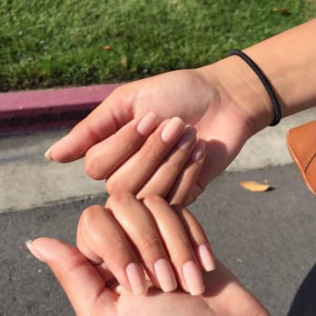 Apple Nail Salon - One of my favorite nails I got! Natural and clean - Nail Salons Near Me - Cerritos, California