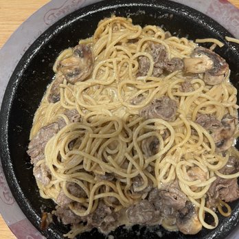 Pepper Lunch - Cream Teppan Pasta with Beef - Teppanyaki Near Me - Artesia, California