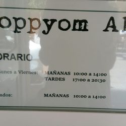 Poppyom Art - Horario.