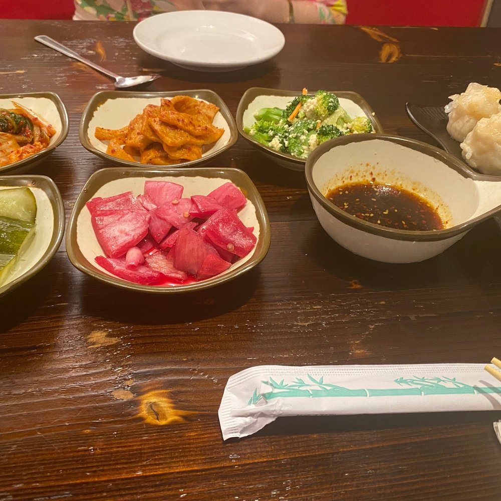 Dae Jang Keum - Steamed shrimp dumplings and dishes - Korean Near Me - Troy, Michigan