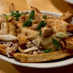 Old Town Grill And Tap - Crab fries; pretty, but bland.