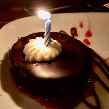 Black and Blue Steak and Crab - My thoughtful birthday surprise - Flourless Chocolate Cake - Seafood Near Me - Albany, New York