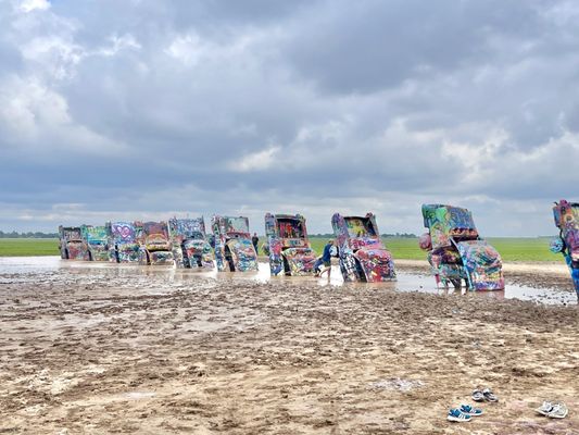 Cadillac Ranch by null