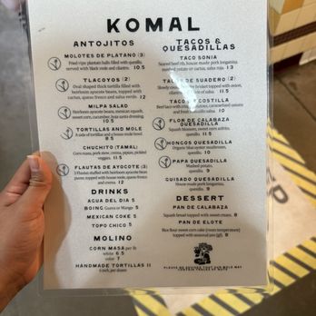 Komal - menu - Mexican Near Me - Los Angeles, California Komal - menu - Mexican Near Me - Los Angeles, California