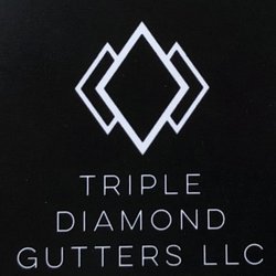 Triple Diamond Gutters - Company logo.