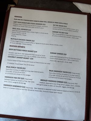 Menu photo 2 Last Run Tavern & Grill Glenwood, NY Menu photo 2 Last Run Tavern & Grill Glenwood, NY