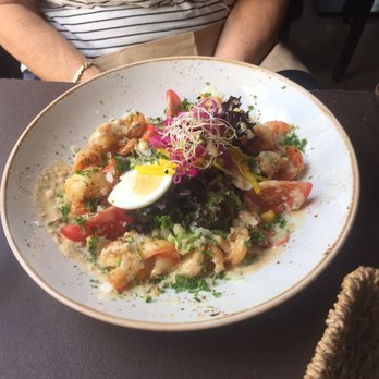 St Medard Brasserie - The shrimp salad. Tasty little devils - Belgian Near Me - Courtrai, VWV