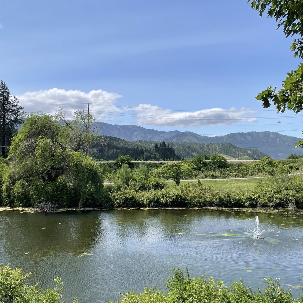 Icicle Ridge Winery - View from gazebo - Wineries Near Me - Peshastin, Washington Icicle Ridge Winery - View from gazebo - Wineries Near Me - Peshastin, Washington
