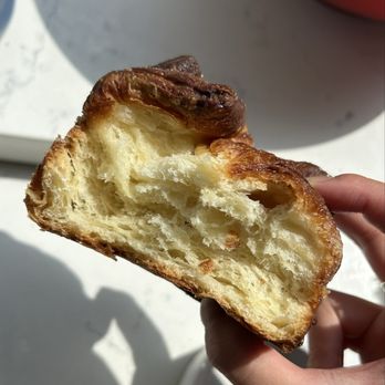 Pressed + Flower - Kouign Amann cross section - Coffee & Tea Near Me - Azusa, California Pressed + Flower - Kouign Amann cross section - Coffee & Tea Near Me - Azusa, California