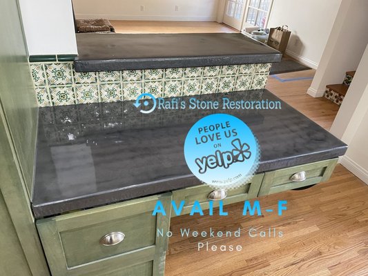 Countertop Restoration - Call M-F! No weekend calls please! Repairing and restoring your counter / stone. Laminate & Vinyl flooring. Get $100 off your first project! Countertop Restoration - Call M-F! No weekend calls please! Repairing and restoring your counter / stone. Laminate & Vinyl flooring. Get $100 off your first project!