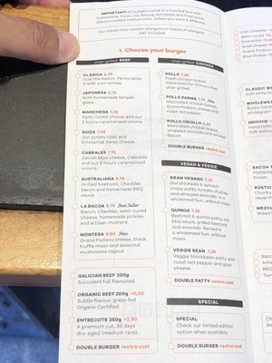 Menu photo 2 Bacoa Barcelona, B