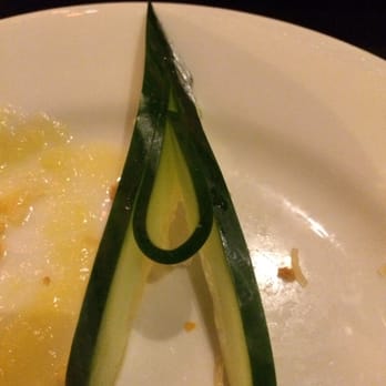 Wild Ginger - This is a cucumber garnish that came with our fresh rolls! - Thai Near Me - Seattle, Washington Wild Ginger - This is a cucumber garnish that came with our fresh rolls! - Thai Near Me - Seattle, Washington