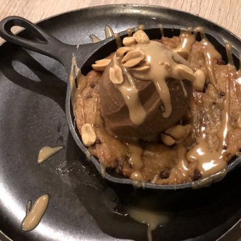 Beyond Sushi - Chocolate chip cookie with peanut butter sauce, roasted peanuts, sea salt, chocolate ice cream - Vegan Near Me - New York, New York