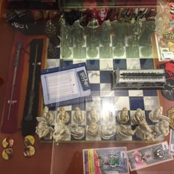 El Coleccionista - Uno de los combos que vi y me interesó. Bien nerd fanático de Harry Potter: tablero de ajedrez mágico y más! Excelente!
