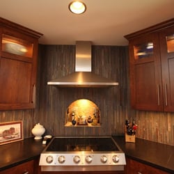 Country Cabinets - Cherry Kitchen with Stain