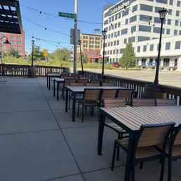 Large outside patio