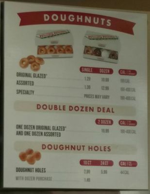 Menu photo 6 Krispy Kreme Las Vegas, NV