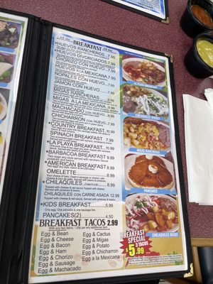 Menu photo 8 La Playa Austin, TX