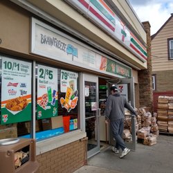 7-Eleven - Big Gulp stop; very sweet young man working the counter waved us by and comped them because he was dealing with a nasty customer.