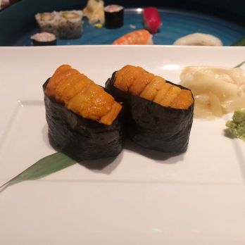 Morimoto Maui - Uni - market price, we paid $16 each - Japanese Near Me - Wailea, Hawaii Morimoto Maui - Uni - market price, we paid $16 each - Japanese Near Me - Wailea, Hawaii