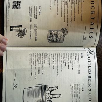 The Blackbird - Drink Menu - Pubs Near Me - London, XGL