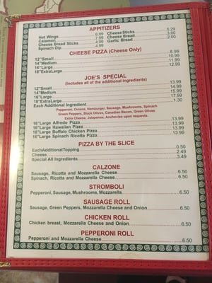 Menu photo 8 Joe's Pizza & Pasta Watauga, TX Menu photo 8 Joe's Pizza & Pasta Watauga, TX