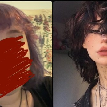 Rock Your Locks - The left is me after the haircut and the right is what I asked for. HORRIBLE. - Makeup Artists Near Me - Saginaw, Michigan Rock Your Locks - The left is me after the haircut and the right is what I asked for. HORRIBLE. - Makeup Artists Near Me - Saginaw, Michigan