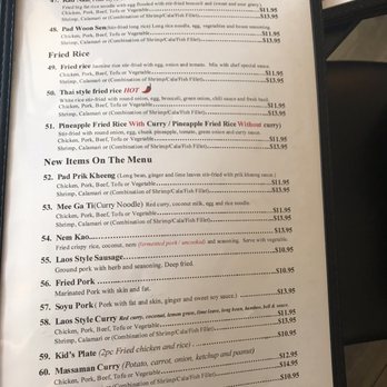 Thai Village - Menu as if Dec. 2018 - Thai Near Me - Aiea, Hawaii Thai Village - Menu as if Dec. 2018 - Thai Near Me - Aiea, Hawaii