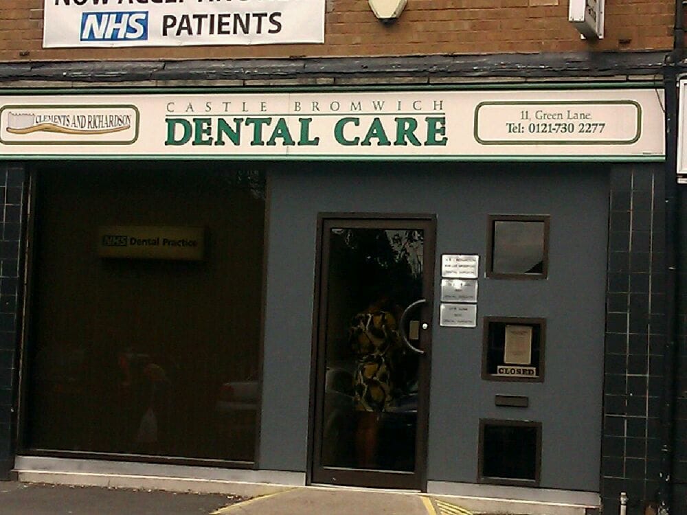 CASTLE BROMWICH DENTAL CARE 11 Green Lane, Birmingham, West Midlands