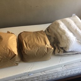 Our sheets, towels, and comforters