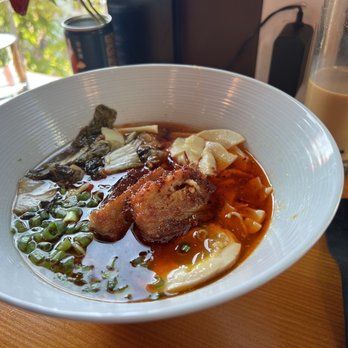 Tiger Ramen - a bowl of food on a table - Ramen Near Me - Falmouth, Massachusetts Tiger Ramen - a bowl of food on a table - Ramen Near Me - Falmouth, Massachusetts