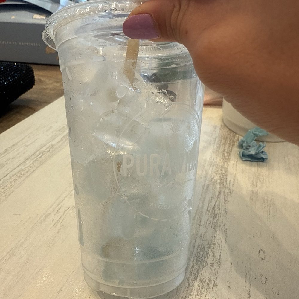 Pura Vida Miami - Mostly ice in my iced drink - Breakfast & Brunch Near Me - Delray Beach, Florida Pura Vida Miami - Mostly ice in my iced drink - Breakfast & Brunch Near Me - Delray Beach, Florida