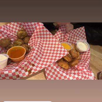 The Pizza Patio - Vegan Vegan Fried Artichoke Hearts and Pretzel bites - Pizza Near Me - Flagstaff, Arizona The Pizza Patio - Vegan Vegan Fried Artichoke Hearts and Pretzel bites - Pizza Near Me - Flagstaff, Arizona