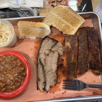 Railroad Bbq - Baked beans, slaw, brisket, and ribs! - Barbeque Near Me - Columbia, South Carolina